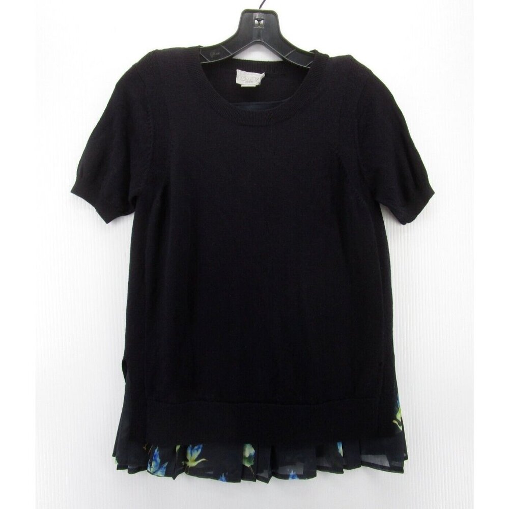 Jason Wu Sweater Small Wool Pullover Knit Tank Insert Layer Crewneck